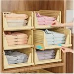 Snslxh 5 Pack Stackable Closet Storage Basket, Multifunctional & Foldable.... Fixed Price $68.96.