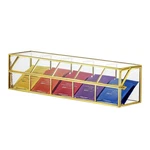 Ncyp Glass Tea Bags Organizer With 5 Grids Compartments, Indoor Counter Top B.... Fixed Price $49.31.