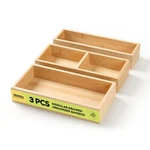 Lyellfe 2 Pack Cup Holder For Drawers Bamboo Tea Bag Organizer With Adjustable. Fixed Price $24.40.