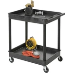 Luxor Tray Top Shelf Plastic Utility Cart Casters 24"L 18"W. Fixed Price $116.20.