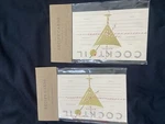 Party Favors Martini Cocktail Recipe Cards By Rifle 24 Total. Fixed Price $10.00.