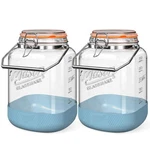 Dwbligt Pack Square 1 Gallon Glass Jar With 6.02 X 4.3 9.8 Inches, Clear. Fixed Price $68.29.