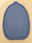 Tupperware Replacement Lid #488-4 Federal Blue Ham Turkey Roast Keeper Seal Tab. Fixed Price $12.95.