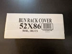 Disposable Bun Pan Rack Cover Roll 52 X 86 Inch Clear Case Of 50. Fixed Price $44.99.