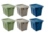 Organize Your Home Small Spaces Colorful Storage Bins With Lids, 6 Pack, Stac.... Fixed Price $35.84.