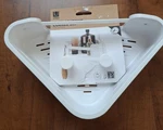 Umbra Flex Adhesive Bin Corner Shelf White. Fixed Price $18.00.