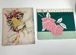 Vintage Wedding Anniversary Greeting Card Lot Bell Artistic Rhapsody Of Roses. Fixed Price $11.99.