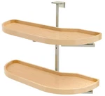 Rev-a-shelf 4WLS87-12-L Modern 33"W Soft Close Two Tier Pull Out Brown. Fixed Price $487.89.