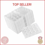 Manchap 100 Pack 12 Grids Quail Cartons, Plastic Eggs Holders, Small. Fixed Price $26.87.