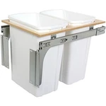Cabinet 35 Qt. Double Top Mount Pull Out Trash Can,. Fixed Price $543.14.