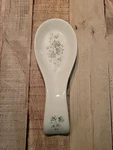 Corning Corelle Callaway Spoon Rest Holder Green Ivy Jay Imports Coordinates Vtg. Fixed Price $21.95.