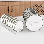 Stainless Steel Dish Rack Drainer Kitchen Plate Holder Display Stand. Fixed Price $15.79.