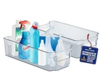 Lifemaster Stackable Pantry Organizers, Storage Bins - 4 Pack Clear. Fixed Price $26.63.