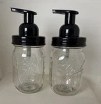 2 Jarmazing Products Mason Soap Lotion Dispenser Jars & Pumps Black Farmhouse. Fixed Price $12.99.