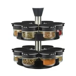360 Rotating Tier Spice Rack (12 Jars) Revolving Seasoning Or.... Fixed Price $36.37.