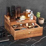 Treelf Acacia Wood Mens Perfume Organizer Cologne Stand, Bathroom Countertop.... Fixed Price $84.09.