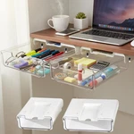 Orgafocus 2 Pack Under Desk Hanging Drawer Slide Pull Out, Attachable Clear A.... Fixed Price $30.70.
