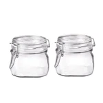 Bormioli Rocco Fido Clear Glass Jar With 85 Mm GASKET,0.5 Liter (pack. Fixed Price $37.03.