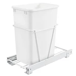 Rev-a-shelf Single Pullout 35 Qt. Sliding Trash Can For Kitchen Cabinet, RV-12PB. Fixed Price $76.39.