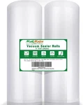 Makmefre 2 Pack 11X50 Vacuum Sealer Bags Rolls For Food,commercial Grade, Bpa. Fixed Price $36.32.