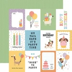Echo Park Party Animal Double-sided Cardstock 12X12-3X4 Journaling. Fixed Price $25.08.
