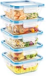 Snapware Total Solutions (5-PACK, 4 Cup) Glass Food Storage Containers Set, Airt. Fixed Price $51.93.