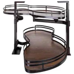 Hardware Resources BCSO221BOWD-RH Pull Out Tier Blind Corner Walnut / Dark. Fixed Price $250.00.