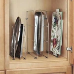 Rev-a-shelf 18" Tray Divider With Mounting Clips, Chrome, 597 Series. Fixed Price $29.59.