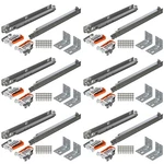 Tandem Plus Blumotion Concealed Undermount Drawer Runner 6 Kits, 21I.... Fixed Price $358.25.