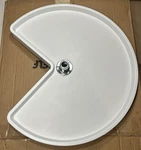 Rev-a-shelf 6471-24-52 Classic 24" Polymer Kidney 1-SHELF Lazy, White. Fixed Price $59.99.