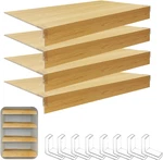Pvc Faux Wood Wire Shelf Covers For Pantry & Kitchen Organization 35X16 Inch. Fixed Price $127.99.