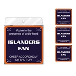 Tree-free Greetings NC38186 Islanders Hockey Fan 4-PACK Artful Coaster Set. Fixed Price $9.99.