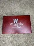 Wissotzky Tea Wooden Box With Compartments, Latch Closure, Storage. Fixed Price $16.99.