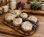 Cinnamon Muffin Pan / Faux Fake Bake Food Country Kitchen Primitive Farmhouse. Fixed Price $26.09.