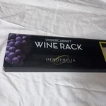 Under Cabinet Metal Wine Rack. Box With Hardware Never Used Great Condition. Fixed Price $20.00.