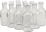 16 Ounce Glass Stout Sauce Bottle - With 38MM White Metal Lids Case Of 12. Fixed Price $49.99.