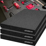 Tool Box Foam 22X18X2 Inch 3PACK, Inserts For Cases, Polyethylene Storage. Fixed Price $78.58.