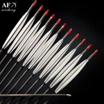 Super Long Carbon Arrow 6" Turkey Feather Recurve Bow Archery Equipment 93.5CM. Fixed Price $65.00.