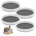 Lazy Susan Turntable, Set Of 4, 10 Inch Non-skid Organizer For Cab.... Fixed Price $30.46.