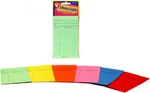 Hygloss Products Library Checkout Cards Bright Colored Due Date Note - 3. Fixed Price $13.98.