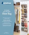 New! Whitmor 24-POCKET Over The Door Shoe Bag. Fixed Price $18.99.