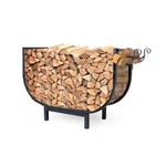 Fireproof Pros 32 Inch Curved Firewood Rack, Black. Fixed Price $62.44.