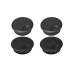 Utysty 4 Pack Office Desk Grommet 2'' Round Cable Hole Caps Cover Black. Fixed Price $10.41.