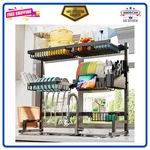 Adbiu Over Sink Dish Drying Rack Expandable Tier Large 27-40L Design Steel. Fixed Price $65.30.