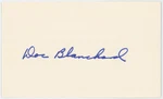 Doc Blanchard Heisman Trophy Autographed Signed Index Card Amco Coa 31059. Fixed Price $19.99.