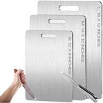 Titanium Cutting Board 12"X9" Double-sided Non-toxic Durable Dishwasher Safe. Fixed Price $28.75.