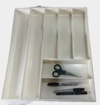 Dial Industries Expand-a-drawer Xl Adjustable Cutlery Art Tool Tray Organizer. Fixed Price $8.18.