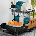 Yeypop Dish Drying For Kitchen Counter, Stainless Steel 2 Tier Rack.... Fixed Price $31.87.