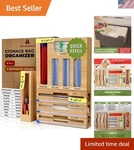 Portable & Stylish 9-COMPARTMENT Kitchen Bag Organizer For Efficient Storage. Fixed Price $79.19.