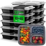 Ez Prepa 10 Pack Bento Meal Containers 32OZ Adult Lunch Box Dishwasher Safe. Fixed Price $10.00.